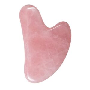 piedra de guasha facial cuarzo rosa
