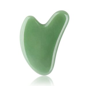 piedra de guasha facial verde